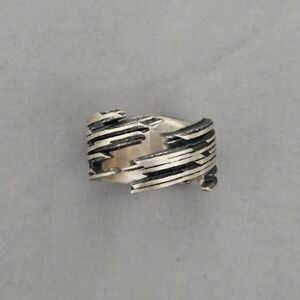 Textured Silver Ring